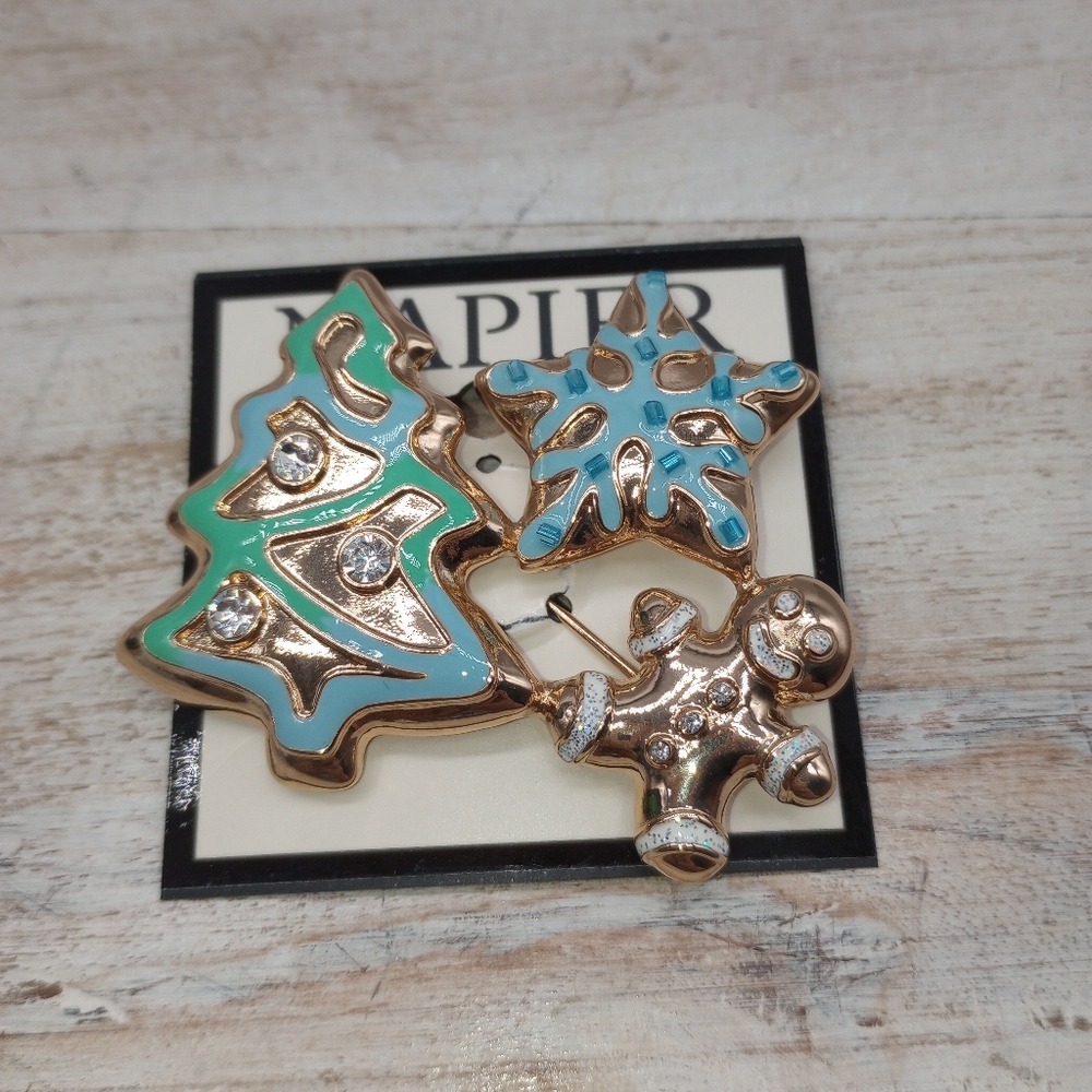 Napier Christmas Cookie Pin